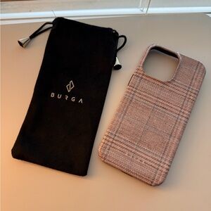 Burga Plaid Phone Case - Brown